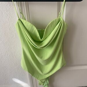 Zara Draped Corset Bodysuit